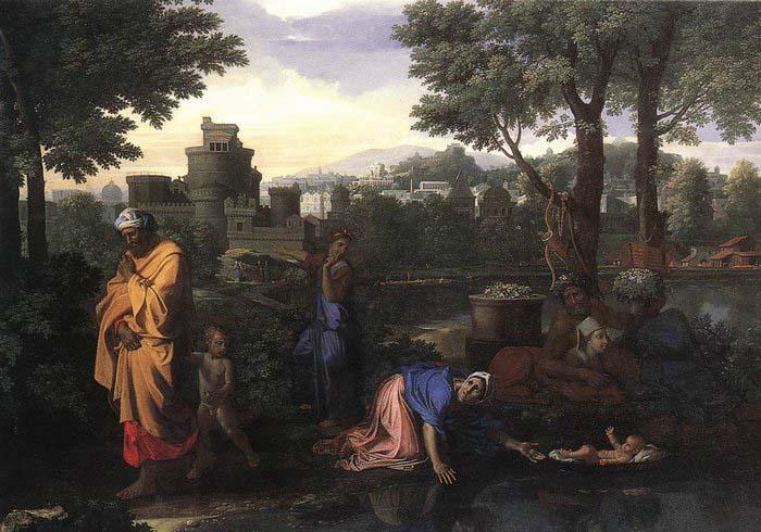 Nicolas Poussin The Exposition of Moses oil painting image
